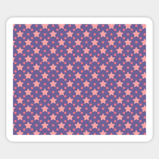 Adalia | Pink and Purple Stars Pattern Sticker